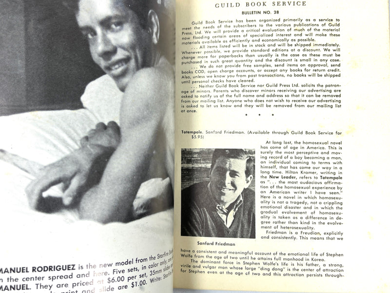 Vim Magazine, Number 14, December 1965, Very Good staplebound, gay interest