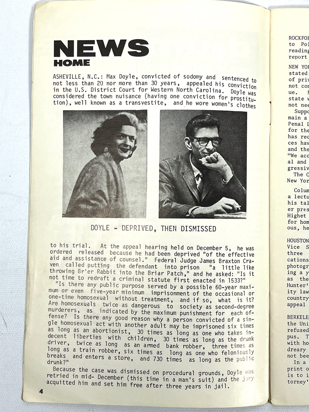 Drum: Sex in Perspective, CENSORED, Vol V, No 2, April 1965, VG staplebound, gay interest