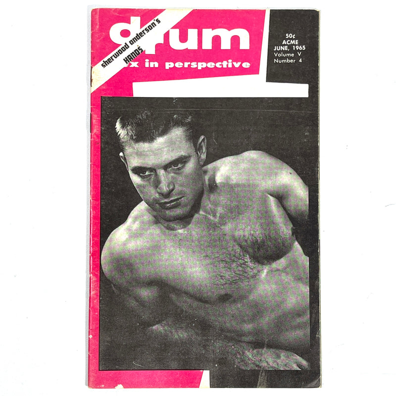 Drum: Sex in Perspective, Vol V, No 4, June 1965, Very Good staplebound, gay interest