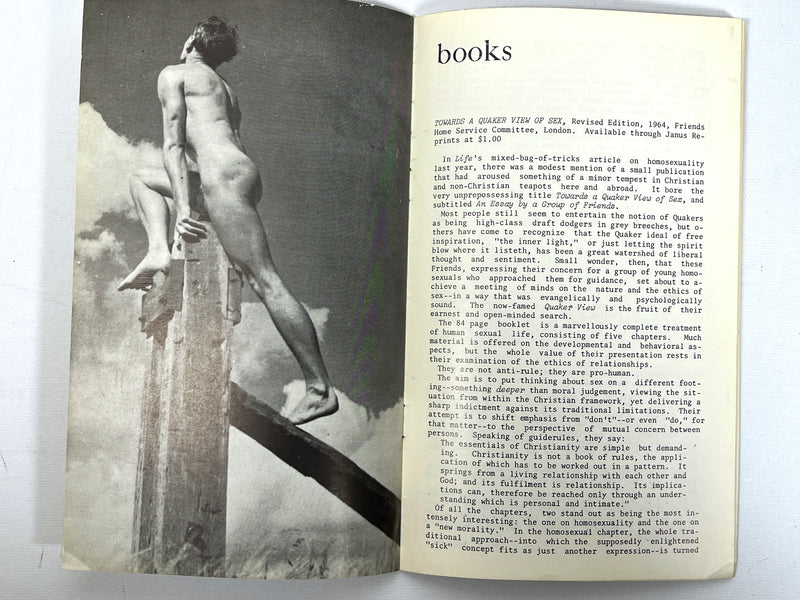 Drum: Sex in Perspective, Vol V, No 4, June 1965, Very Good staplebound, gay interest