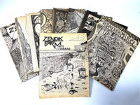 Zendik Farm Tribe/Arts Commune, 9 magazines, late 1980s/90s, Very Good staplebound