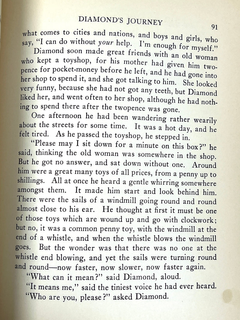 At the Back of the North Wind, George MacDonald, 1924, Very Good + hardcover