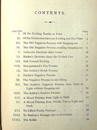 The Etcher's Handbook, Roberts Brothers, 3rd Ed., 1881, Good, Hardcover.