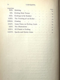 The Etcher's Handbook, Roberts Brothers, 3rd Ed., 1881, Good, Hardcover.