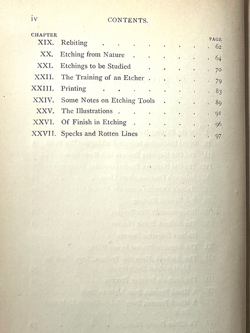 The Etcher's Handbook, Roberts Brothers, 3rd Ed., 1881, Good, Hardcover.