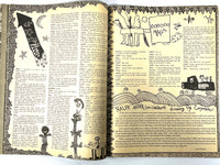 Zendik Farm Tribe/Arts Commune, 9 magazines, late 1980s/90s, Very Good staplebound