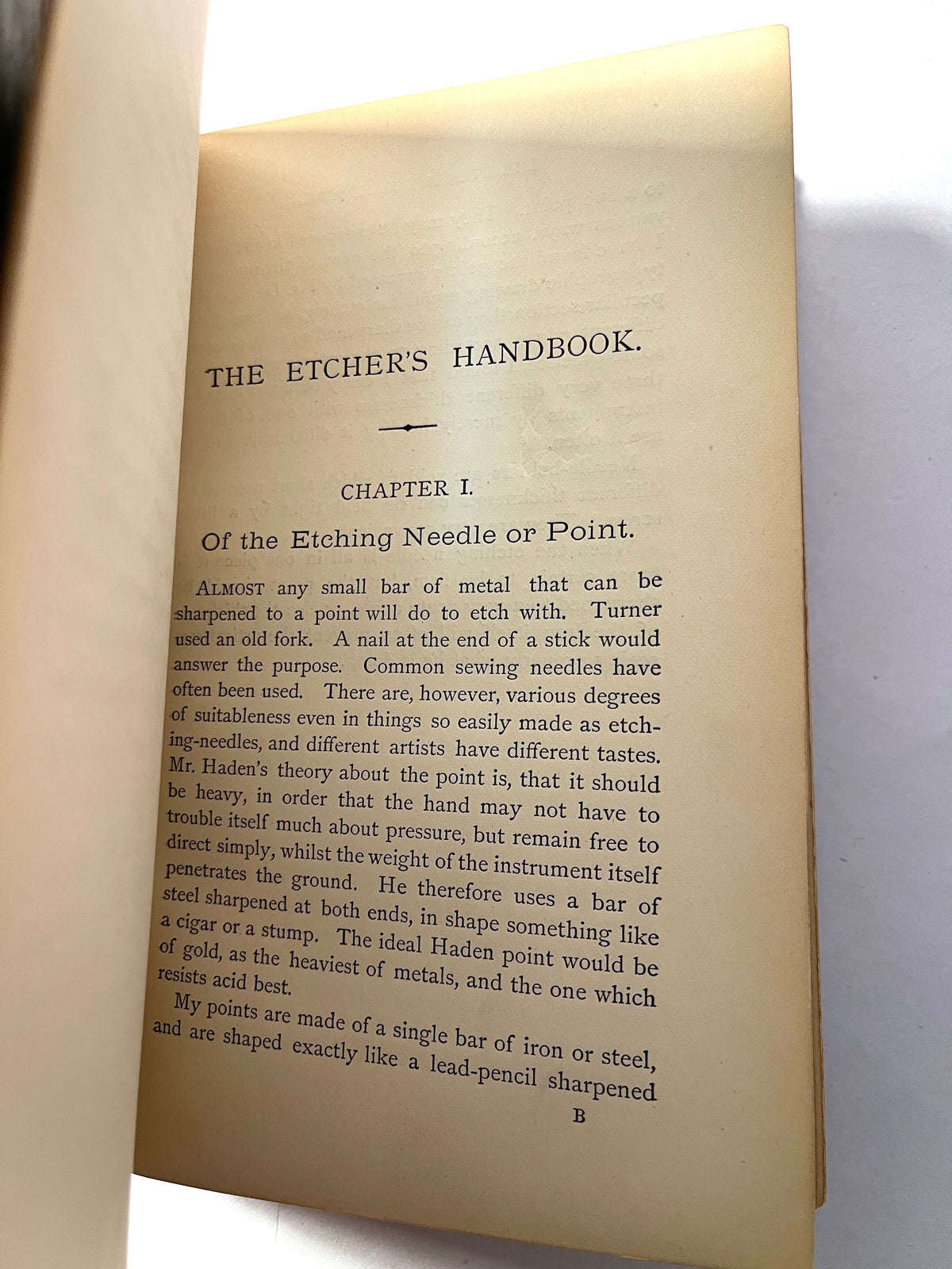 The Etcher's Handbook, Charles Roberson & Co., 3rd Ed., 1881, Good, Hardcover.