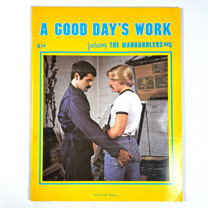 A Good Day’s Work, Very Good staplebound magazine, gay interest