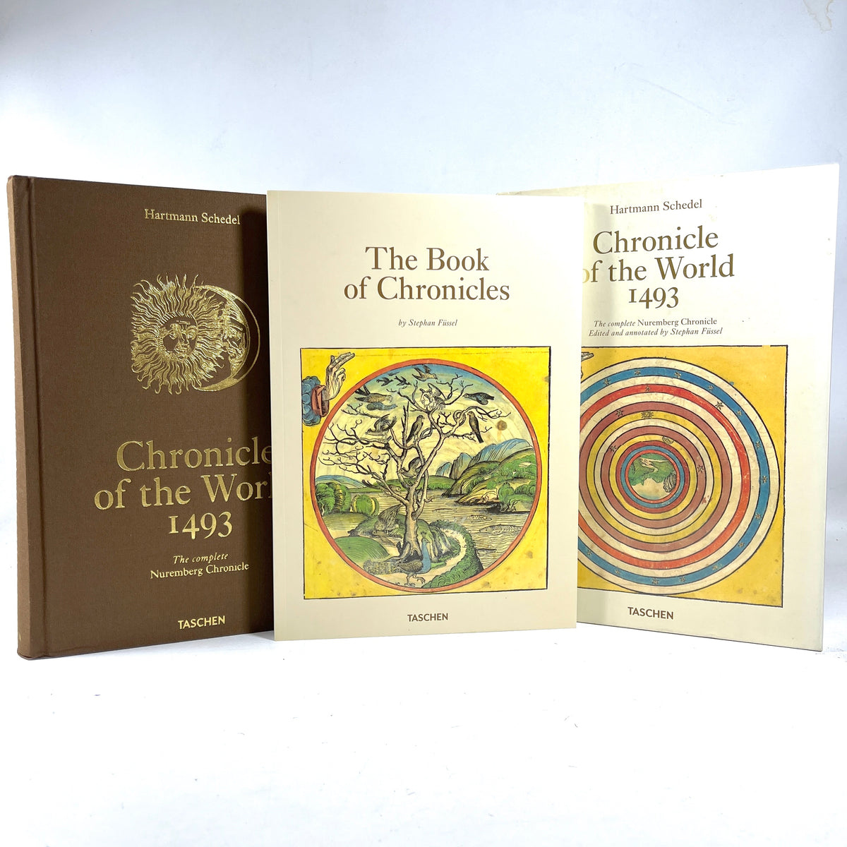 Chronicle of the World, 1493: The Complete Nuremberg Chronicle, 2 books, 2013, Near Fine hardcover & softcover w/slipcase