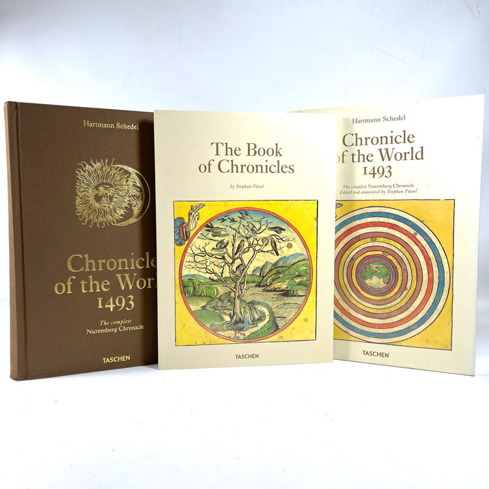 Chronicle of the World, 1493: The Complete Nuremberg Chronicle, 2 books, 2013, Near Fine hardcover & softcover w/slipcase