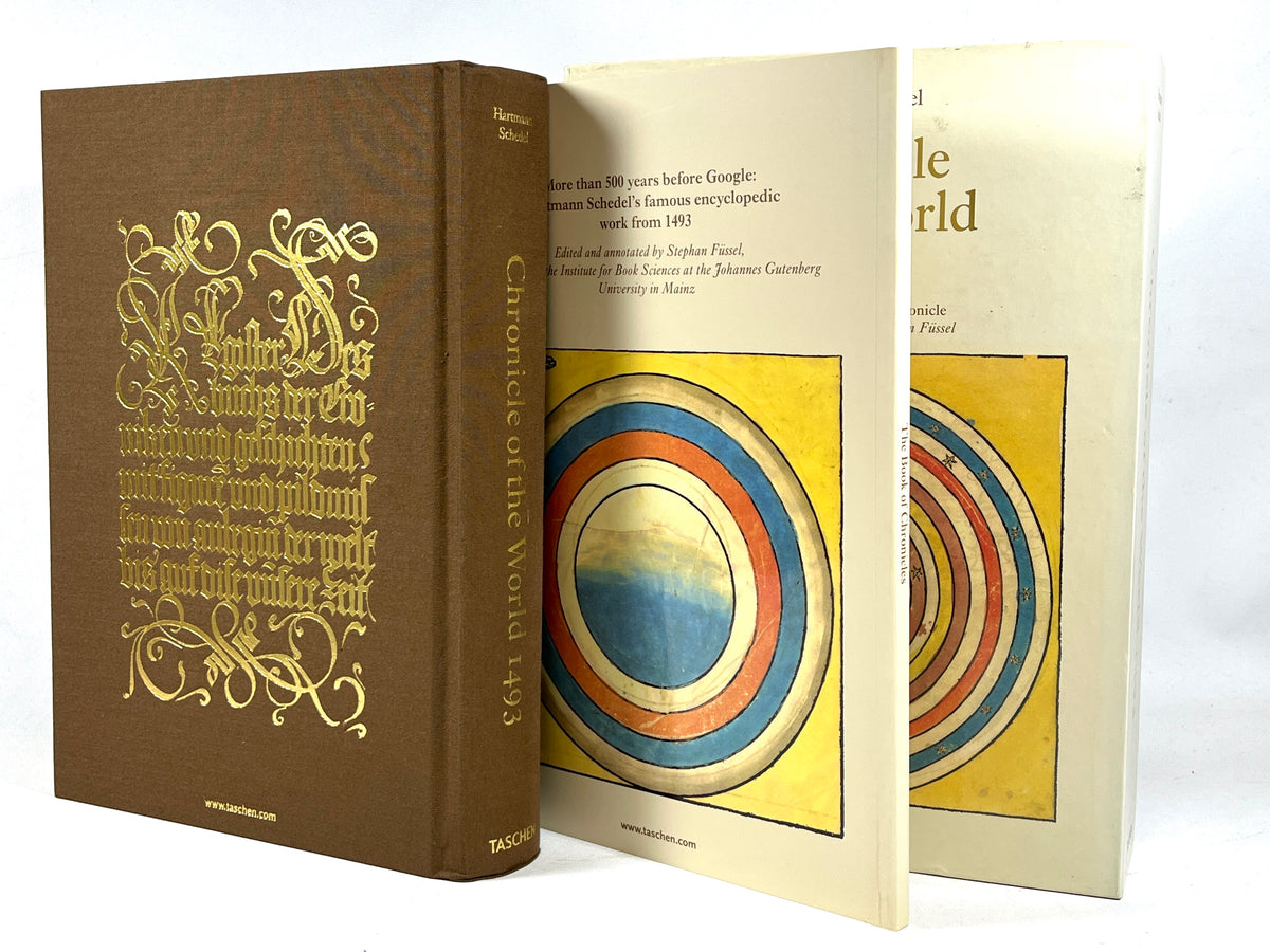 Chronicle of the World, 1493: The Complete Nuremberg Chronicle, 2 books, 2013, Near Fine hardcover & softcover w/slipcase