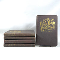 Victor Hugo's Novels, Illustrated; P F Collier; 5 Volumes, 1892, Very Good hardcover set