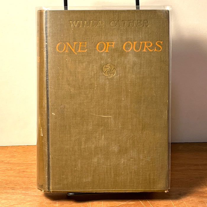 One of Ours, Willa Cather, Alfred A. Knopf, 1922, 1st Trade Ed, 2nd Printing, VG