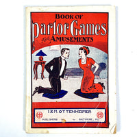 Parlor Game and Amusements, I & M Ottenheimer, 1912, Very Good softcover, ephemera
