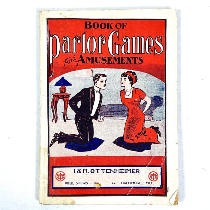 Parlor Game and Amusements, I & M Ottenheimer, 1912, Very Good softcover, ephemera