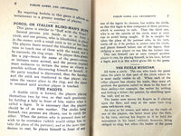 Parlor Game and Amusements, I & M Ottenheimer, 1912, Very Good softcover, ephemera