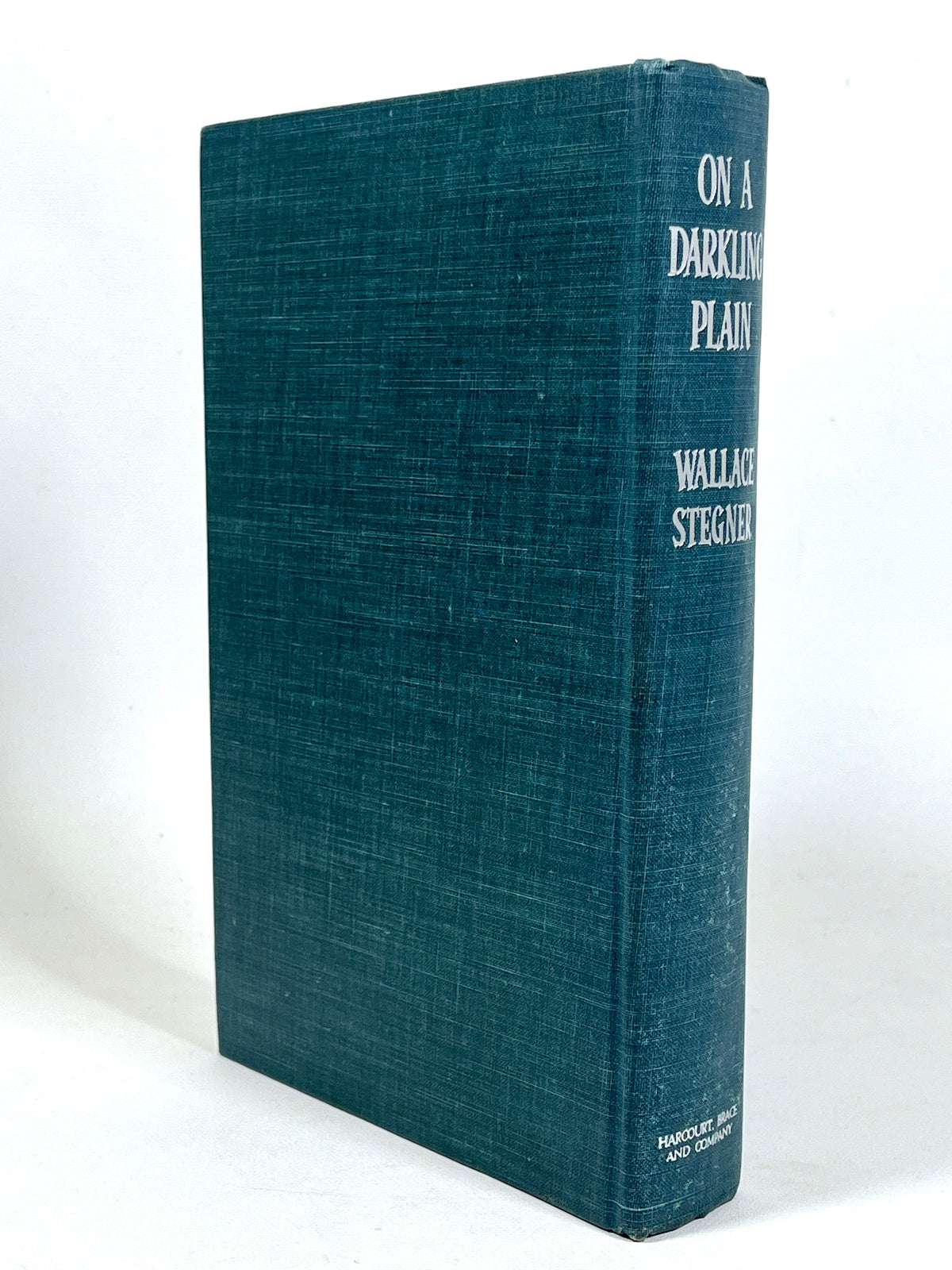 Wallace Stegner, On a Darkling Plain, First Edition, 1940, Very Good hardcover w/dust jacket