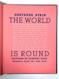 Gertrude Stein, The World is Round, Clement Hurd, 1st Edition, 1939, Very Good hardcover