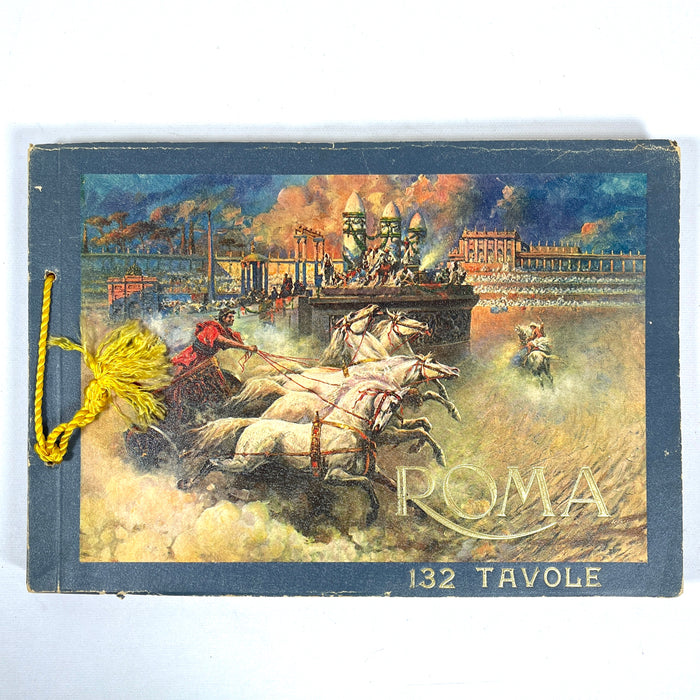 Roma, Album artistico con 132 Tavole, 1938, Very Good softcover