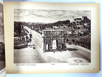 Roma, Album artistico con 132 Tavole, 1938, Very Good softcover