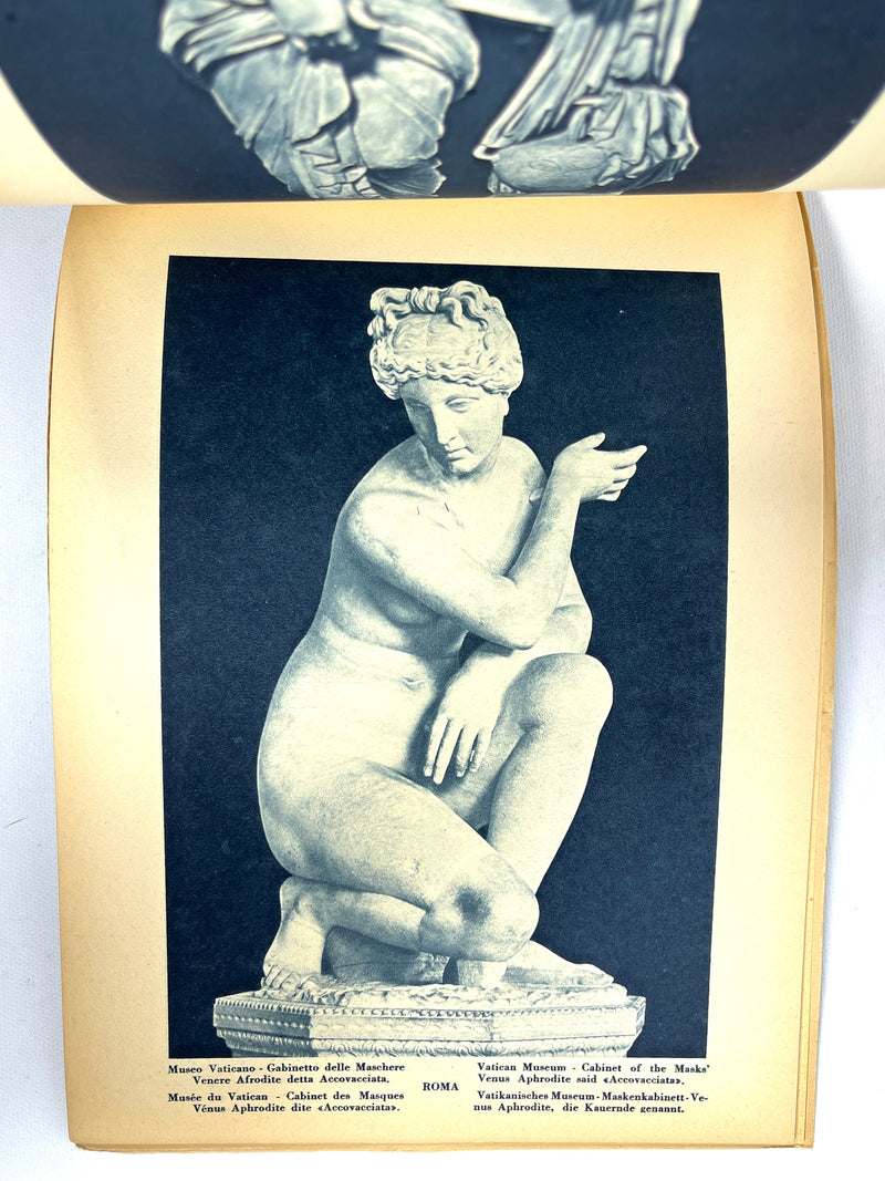 Roma, Album artistico con 132 Tavole, 1938, Very Good softcover