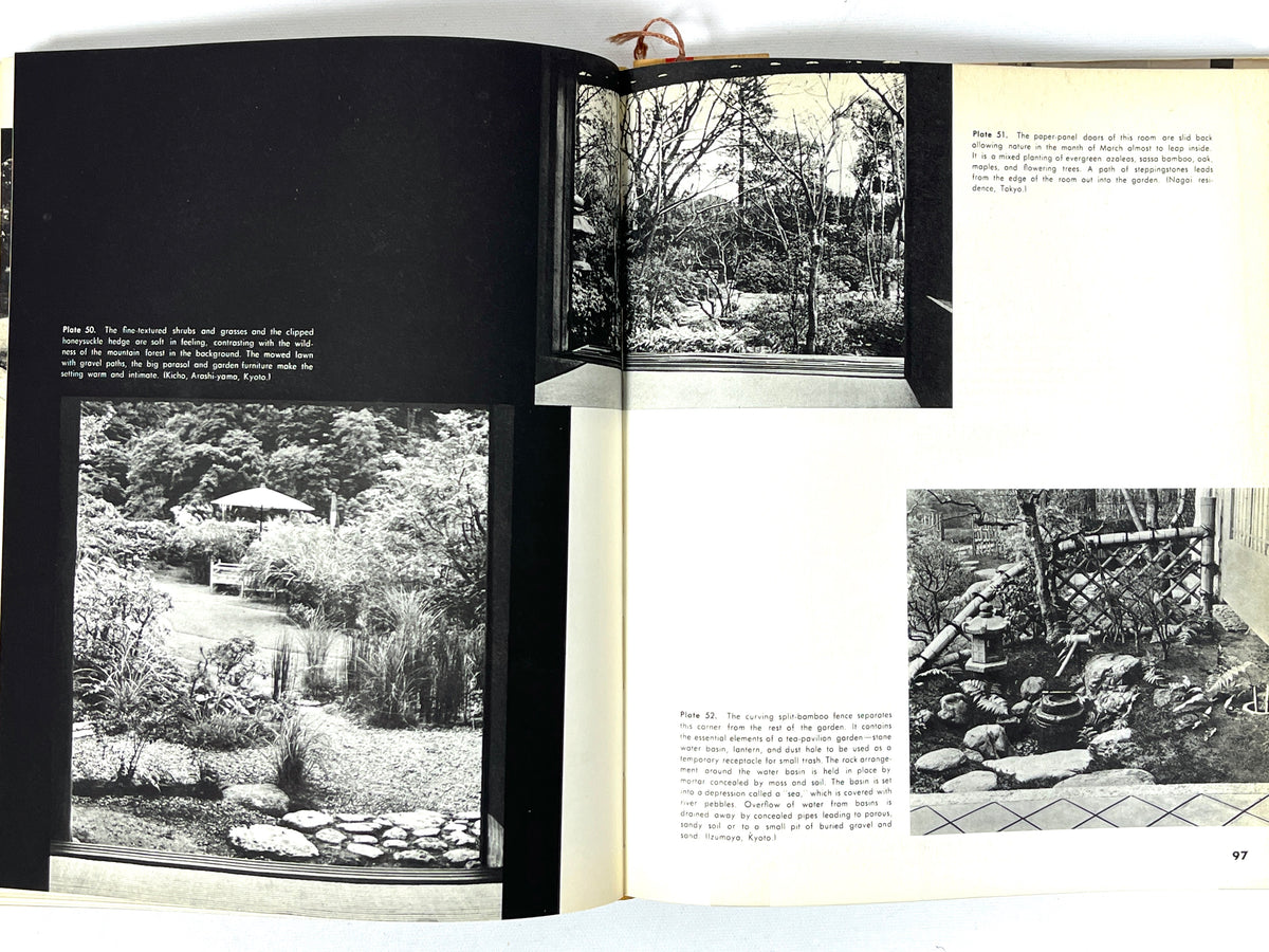 Japanese Gardens for Today, foreword by Richard Neutra, 1st Edition, 1959, VG HC w/DJ