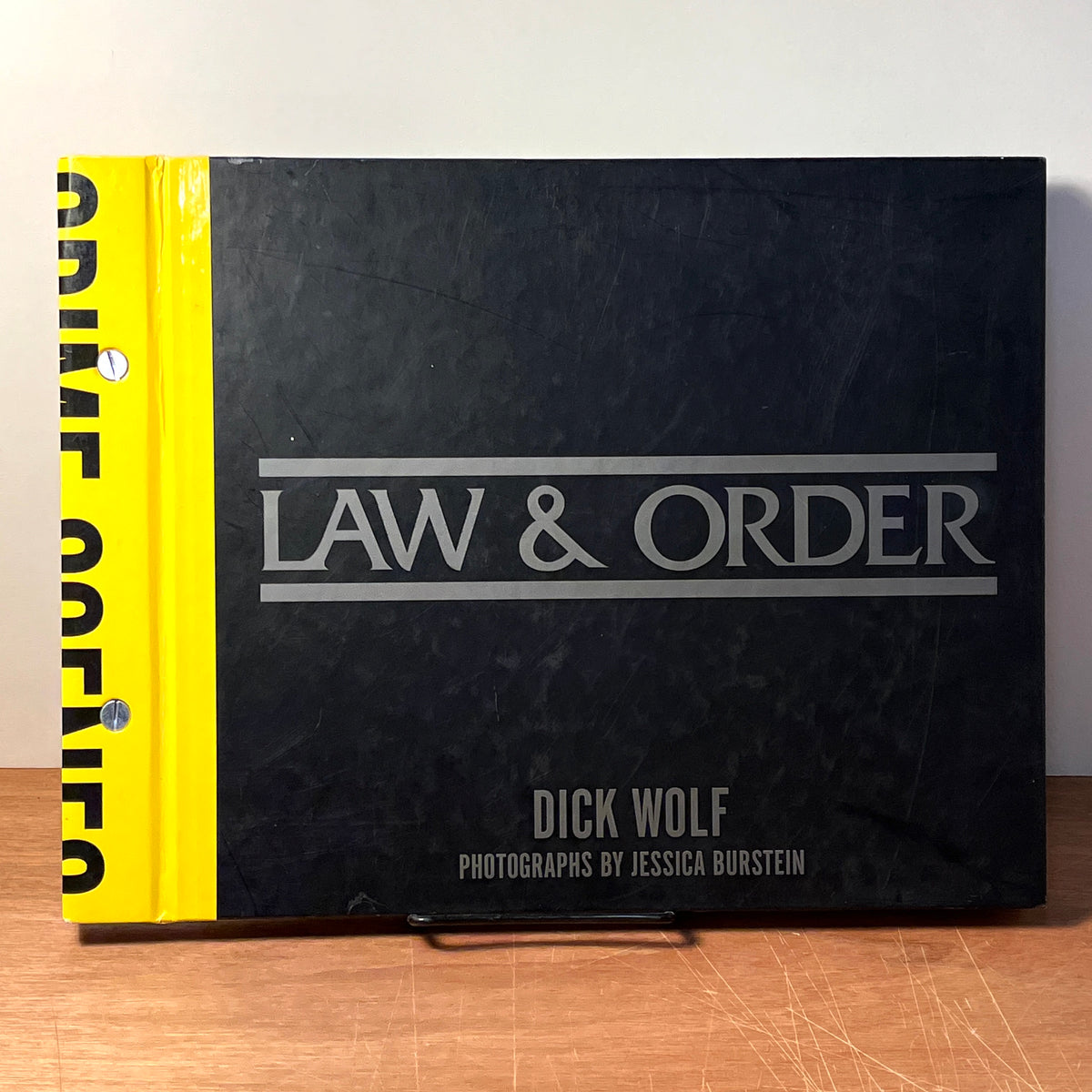 Law & Order: Crime Scenes, 2x SIGNED by Dick Wolf, Jessica Burstein, 1st ed. 2003, HC, VG.