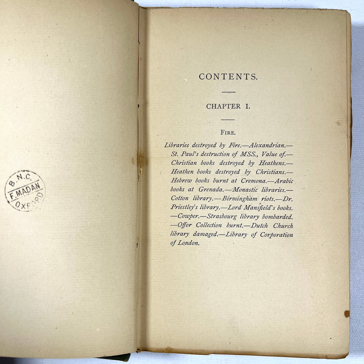 William Blades, The Enemies of Books,  1888, Very Good hardcover