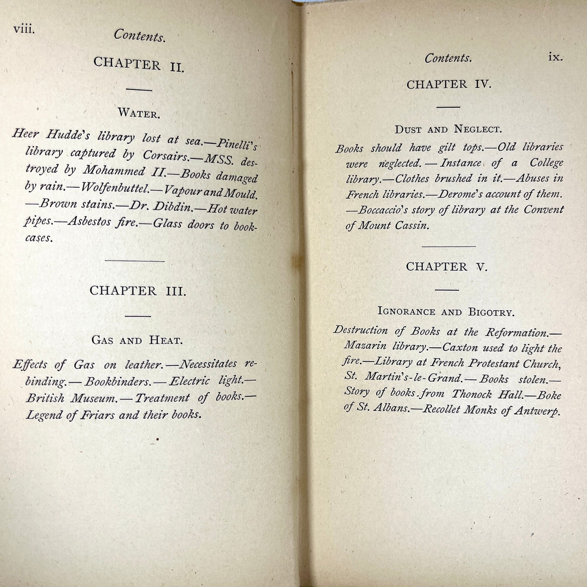 William Blades, The Enemies of Books,  1888, Very Good hardcover