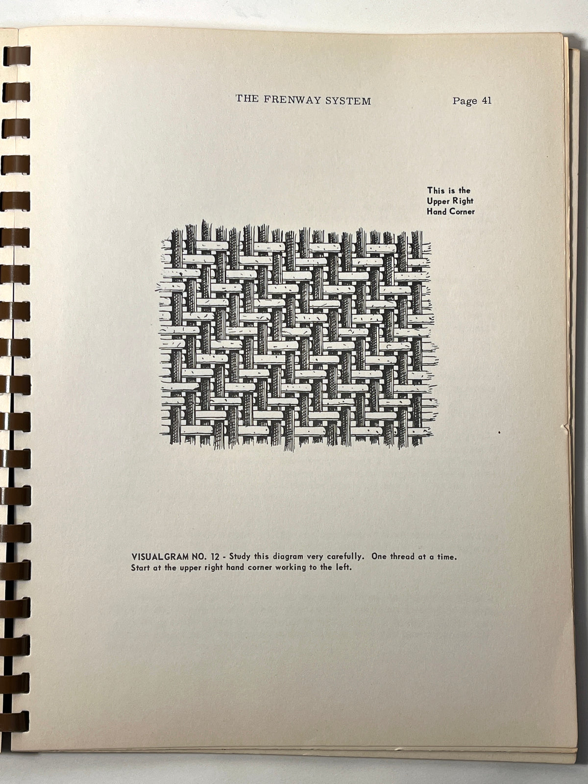 The Frenway System of French Weaving, 1954, Limited Ed., Very Good Manual