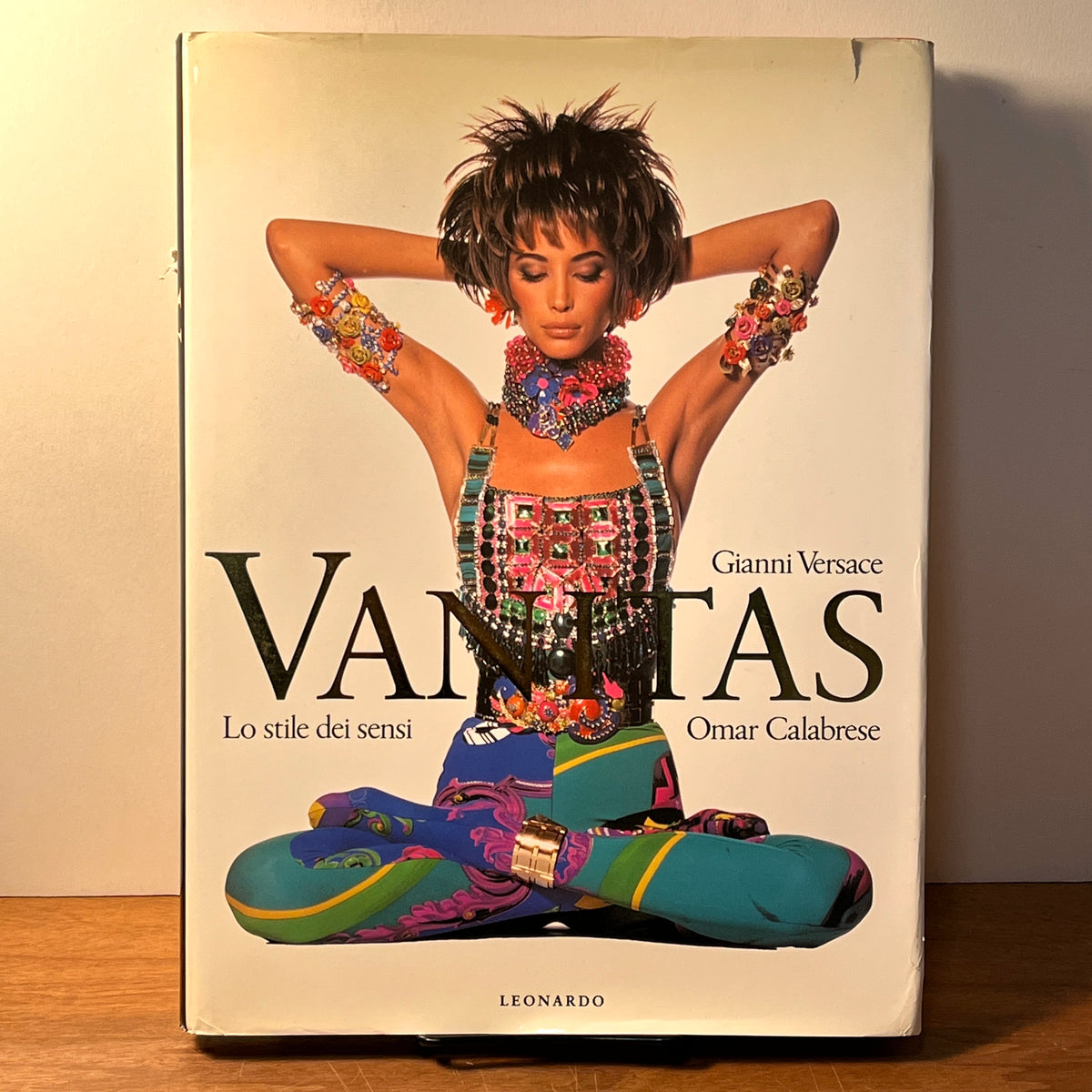 Vanitas: Lo stile dei sensi, Gianni Versace & Omar Calabrese, Leonardo Editore, RARE, 1991 Italian fashion photo HC