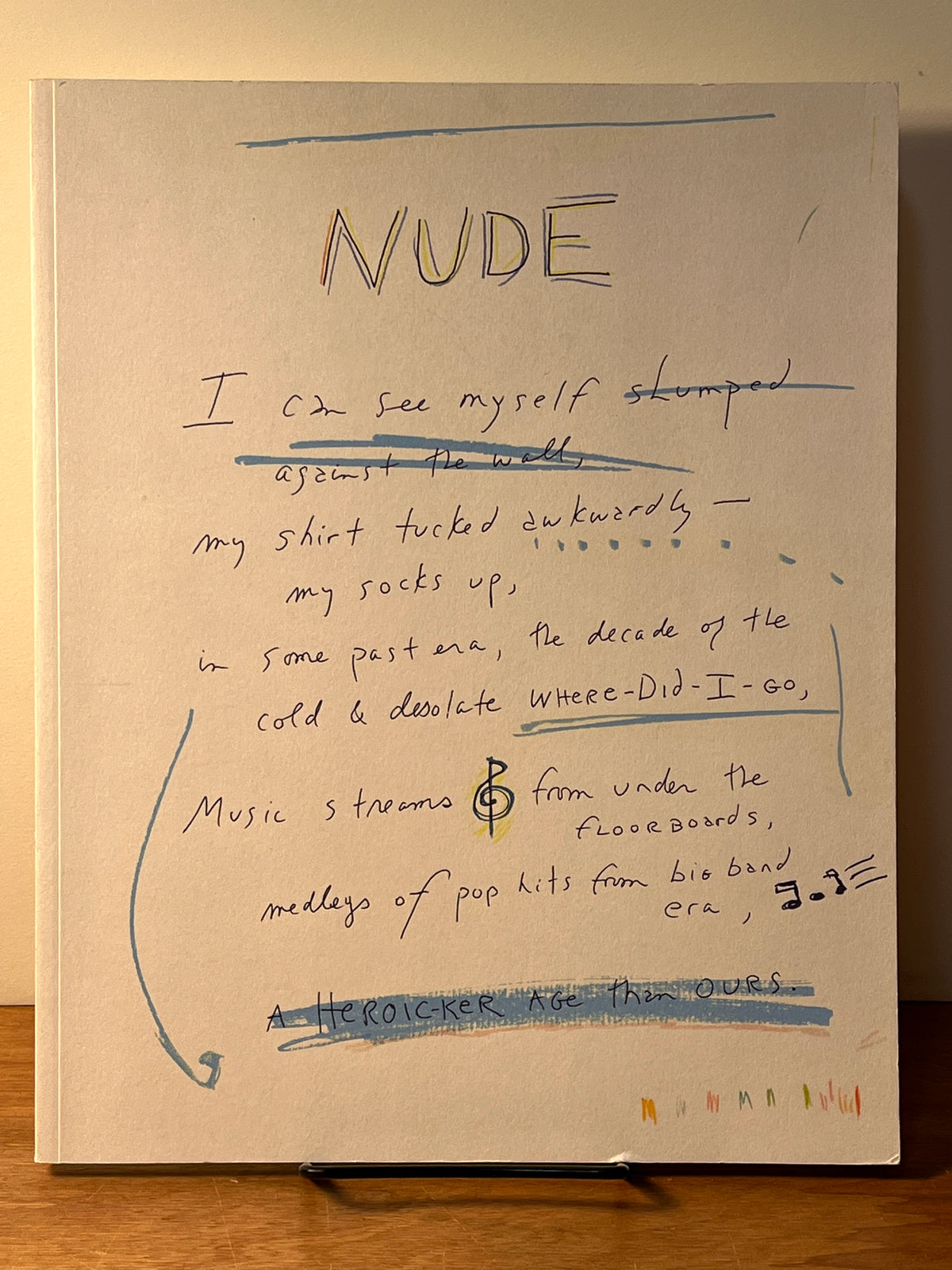 Nude: Kevin Killian and Ugo Rondinone. Artist Monograph Near Fine, RARE