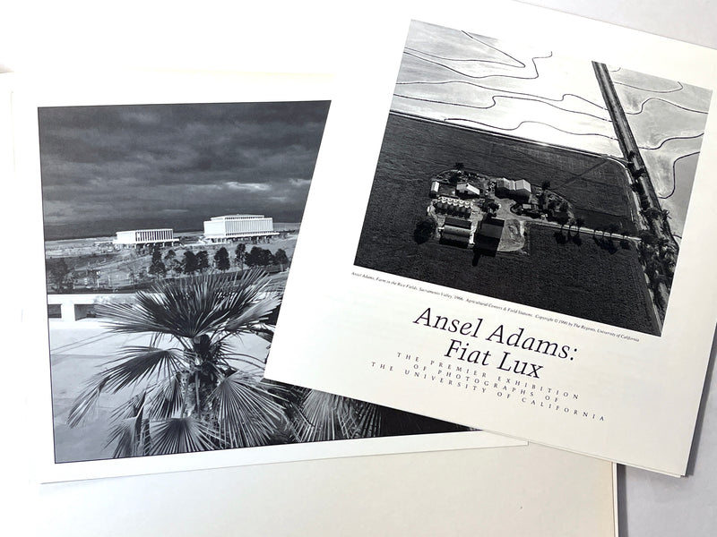 Ansel Adams: Fiat Lux, UC Irvine, 1990, Very Good Photo Catalogue