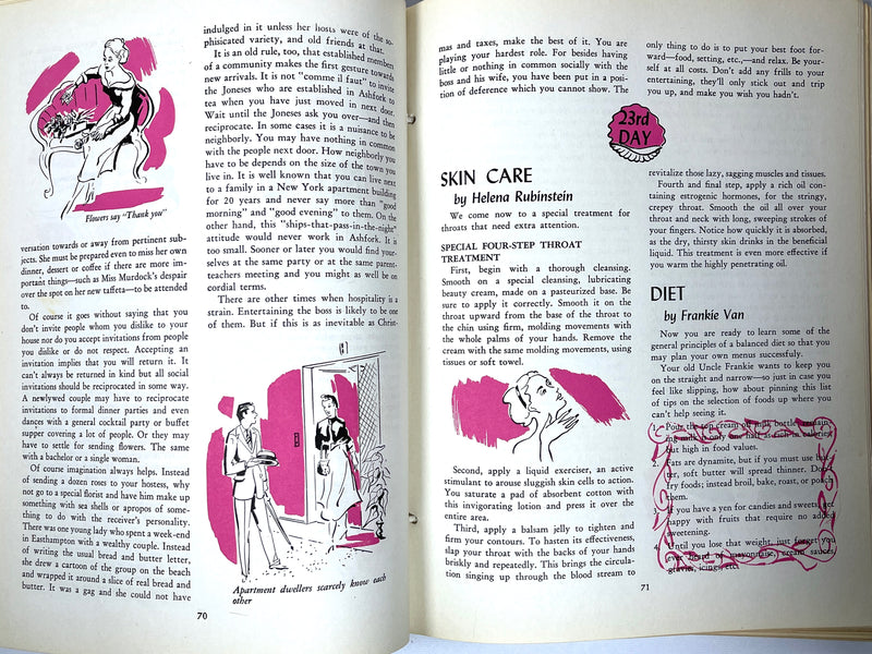 The Charming Woman, c. 1950-1951, 2 Binders (18 Magazines + 1 Guide), VG