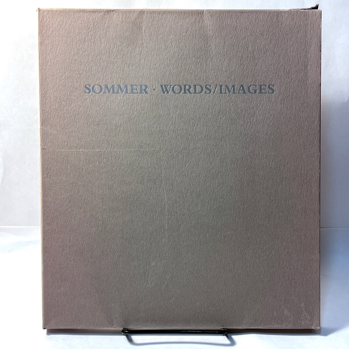 Sommer: Words; Images, 1984, Near Fine w/VG Slipcase