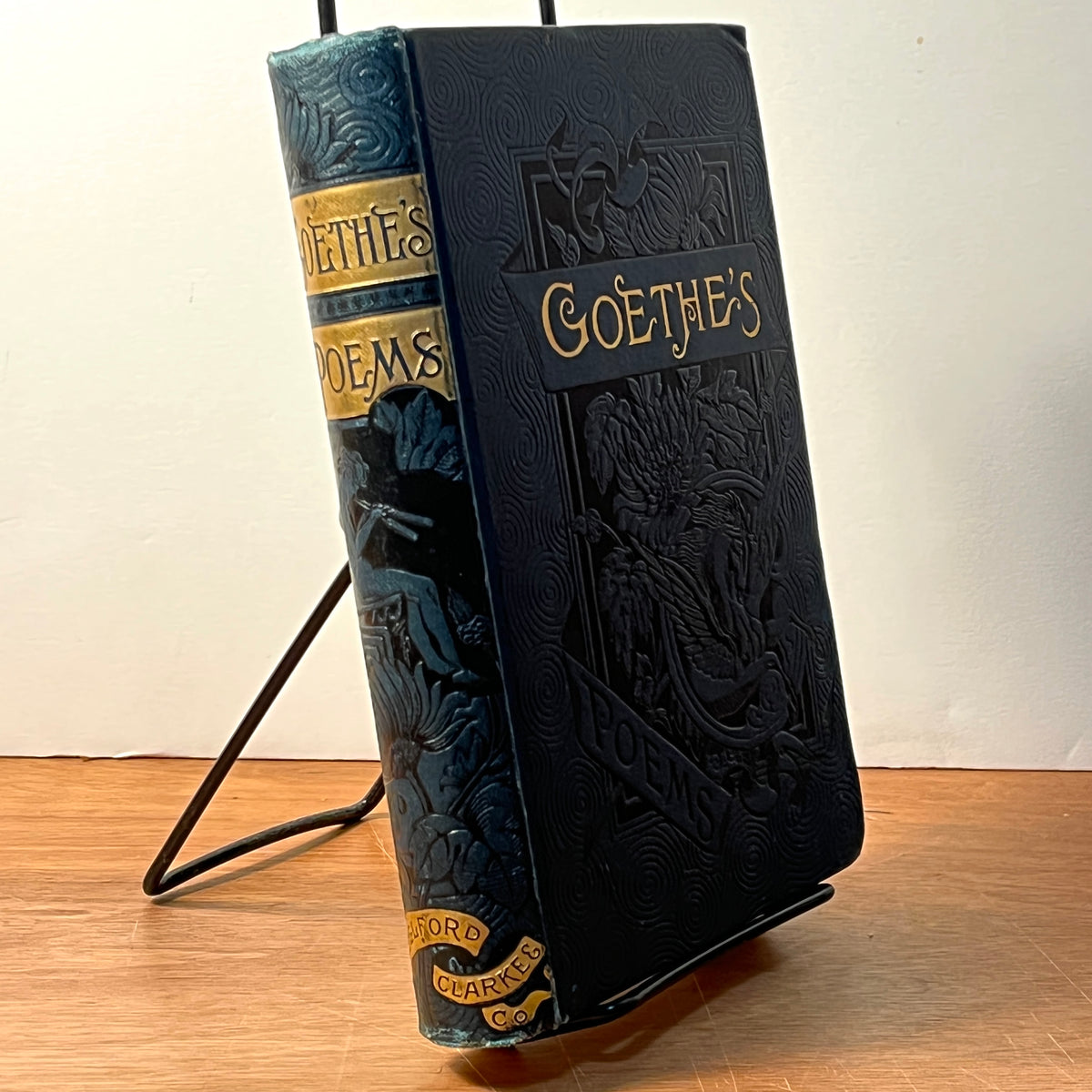 The Poems of Goethe, Belford, Clarkes, & Co., 1874, Second Edition, HC, VG.