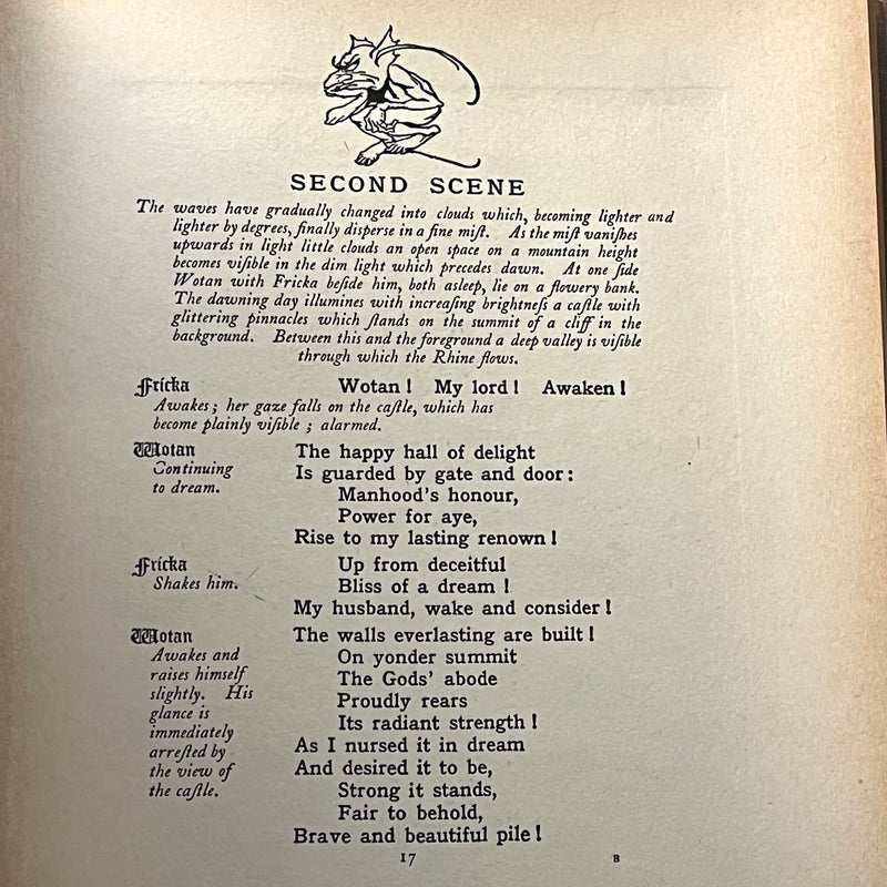 The Rhinegold & The Valkyrie, Richard Wagner, Arthur Rackham, 1928, Very Good