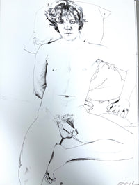 Don Bachardy, Drawings of the Male Nude, Twelvetress Press, 1985, Near Fine hardcover w/dust jacket.