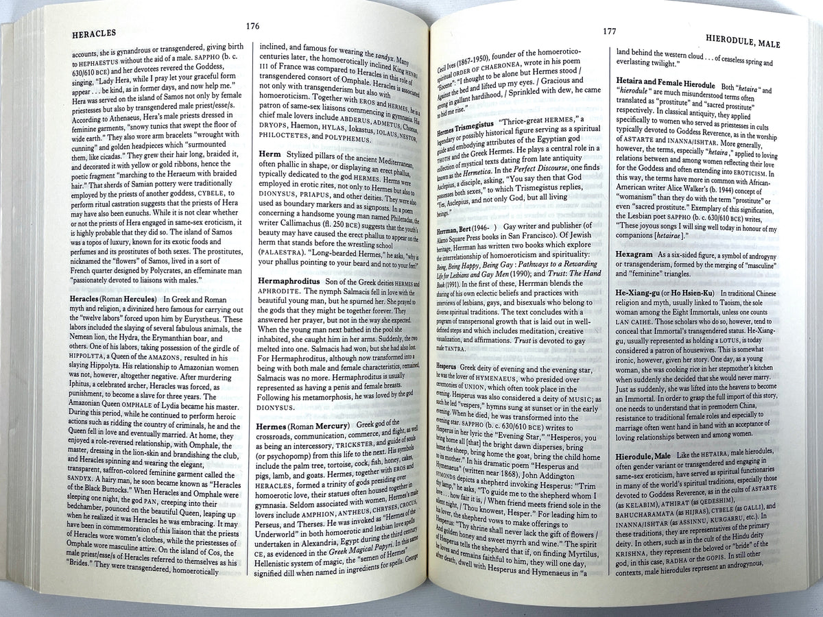Cassell's Encyclopedia of Queer Myth, Symbol and Spirit, RARE Out-of-Print, 1998, Near Fine SC.