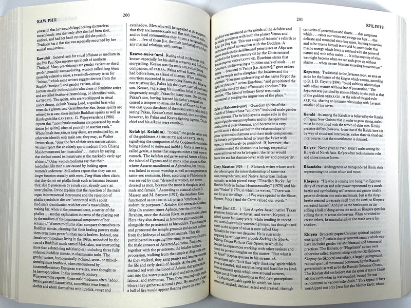 Cassell's Encyclopedia of Queer Myth, Symbol and Spirit, RARE Out-of-Print, 1998, Near Fine SC.