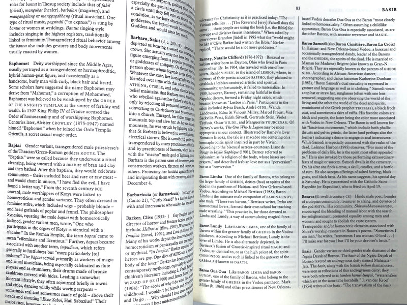 Cassell's Encyclopedia of Queer Myth, Symbol and Spirit, RARE Out-of-Print, 1998, Near Fine SC.