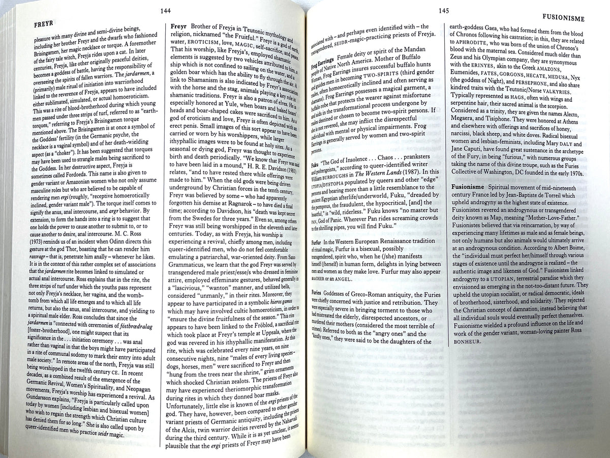 Cassell's Encyclopedia of Queer Myth, Symbol and Spirit, RARE Out-of-Print, 1998, Near Fine SC.