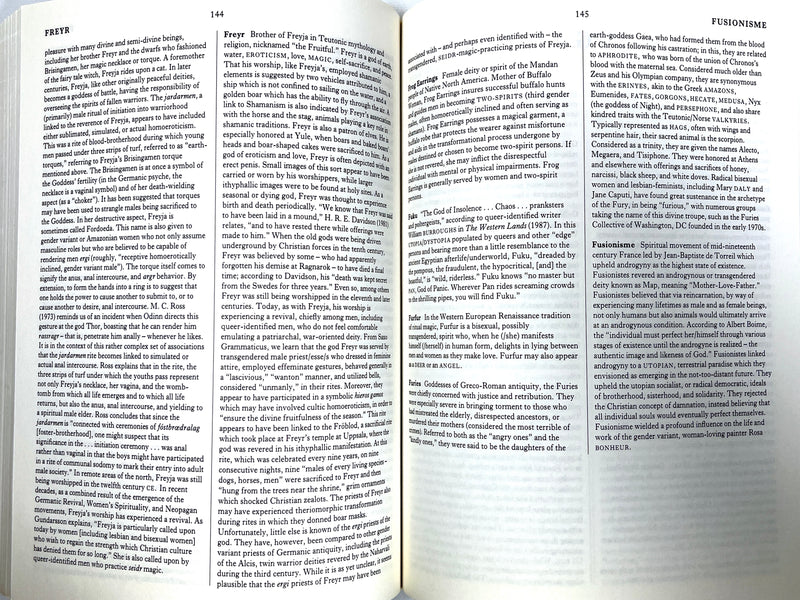 Cassell's Encyclopedia of Queer Myth, Symbol and Spirit, RARE Out-of-Print, 1998, Near Fine SC.