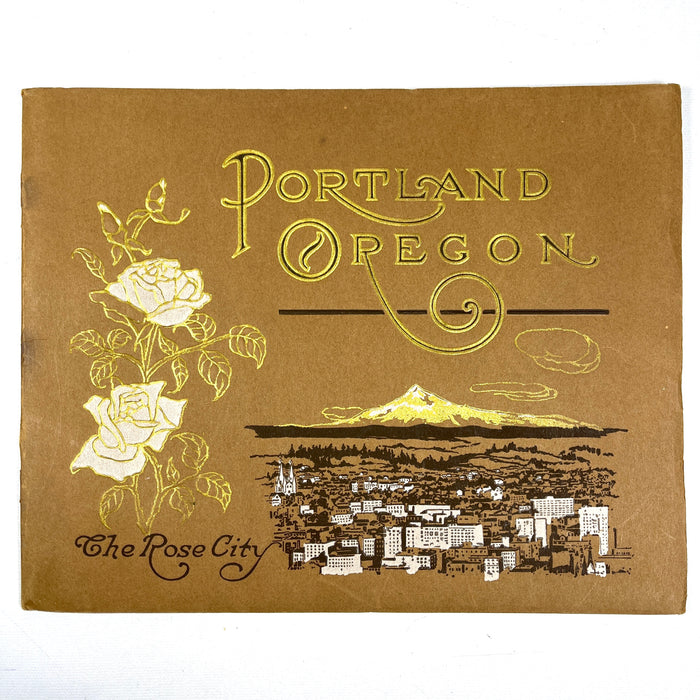 Portland Oregon: The Rose City, J K Gill Co, Very Good+ staplebound, ephemera