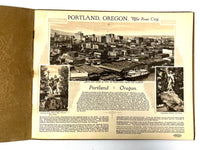 Portland Oregon: The Rose City, J K Gill Co, Very Good+ staplebound, ephemera