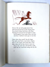Shakespeare: Venus and Adonis, Rockwell Kent, 1931, SIGNED, Very Good HC w/slipcase