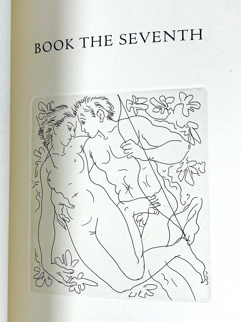 Ovid Metamorphoses in Fifteen Books, Illus. Hans Erni, 1958, SIGNED 2x, NF HC w/DJ & slipcase.