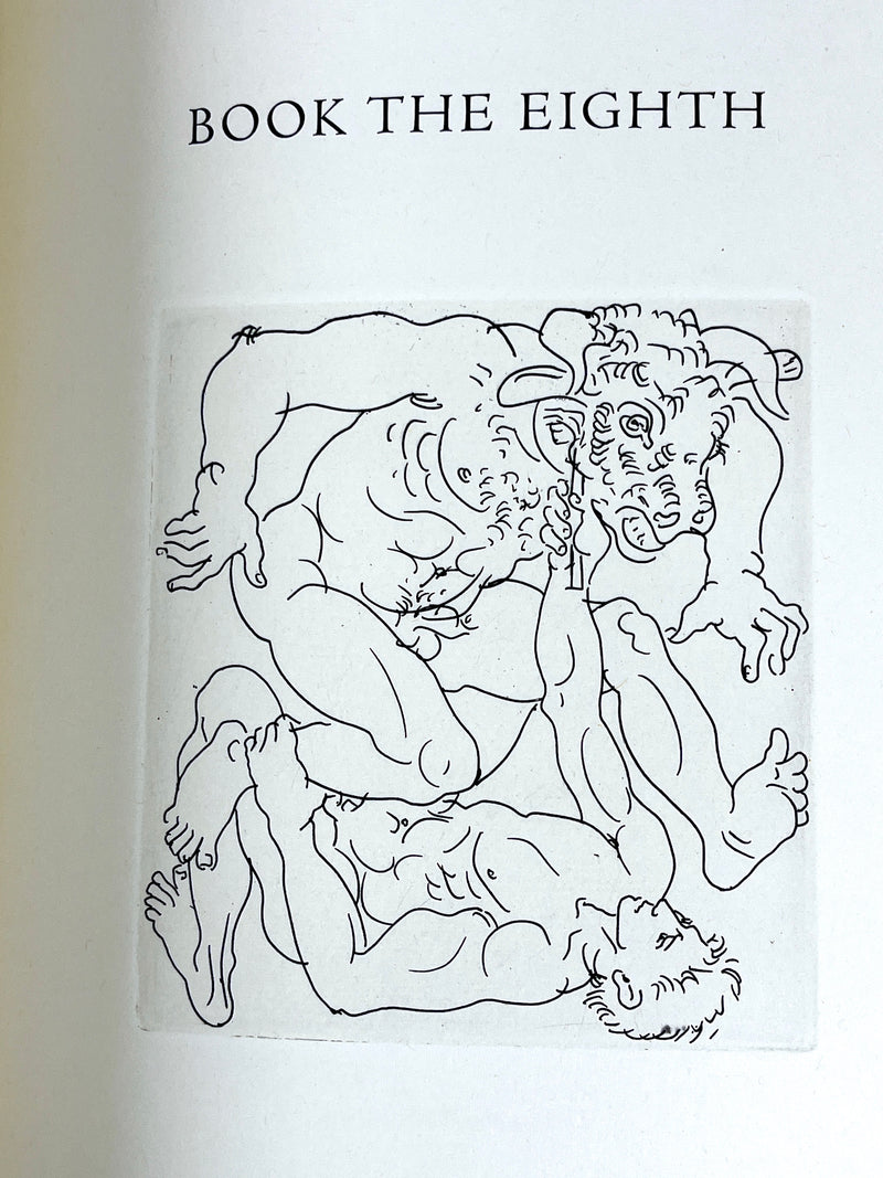 Ovid Metamorphoses in Fifteen Books, Illus. Hans Erni, 1958, SIGNED 2x, NF HC w/DJ & slipcase.