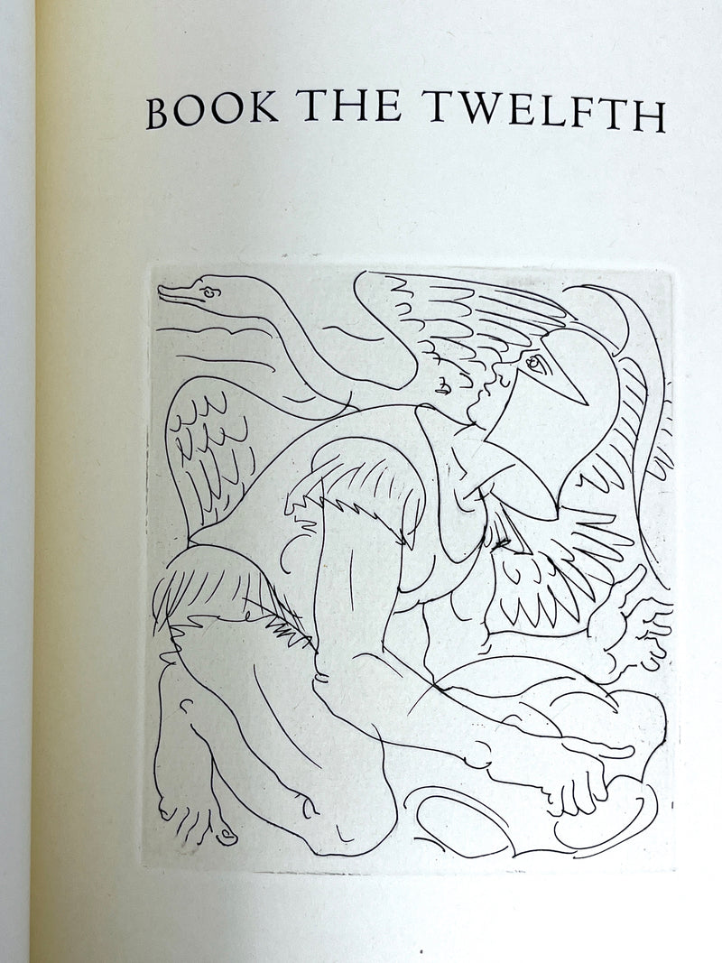 Ovid Metamorphoses in Fifteen Books, Illus. Hans Erni, 1958, SIGNED 2x, NF HC w/DJ & slipcase.