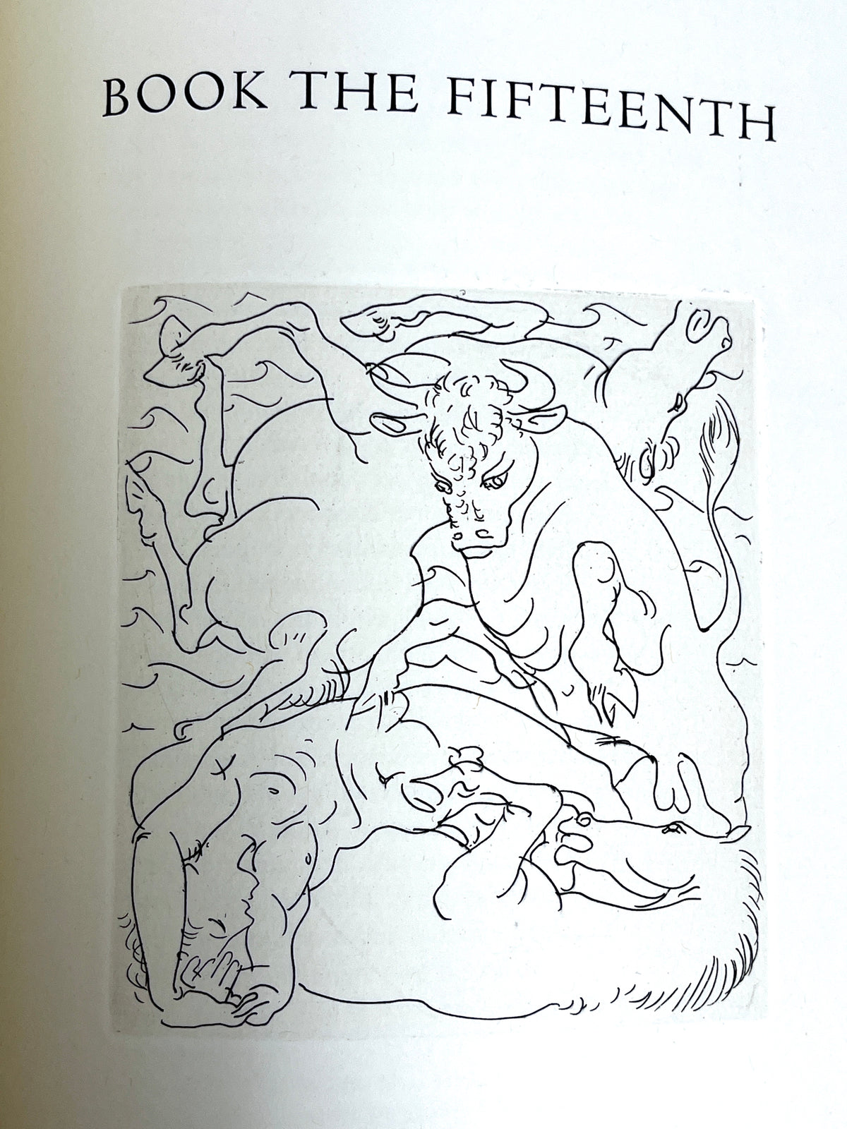 Ovid Metamorphoses in Fifteen Books, Illus. Hans Erni, 1958, SIGNED 2x, NF HC w/DJ & slipcase.